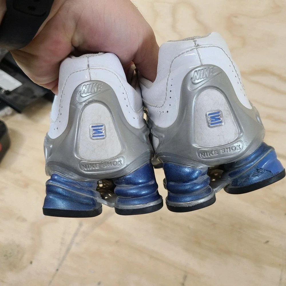 Nike Shox Women’s Running Sneaker‎ Shoe White Size 8 Athletic 313334-110
